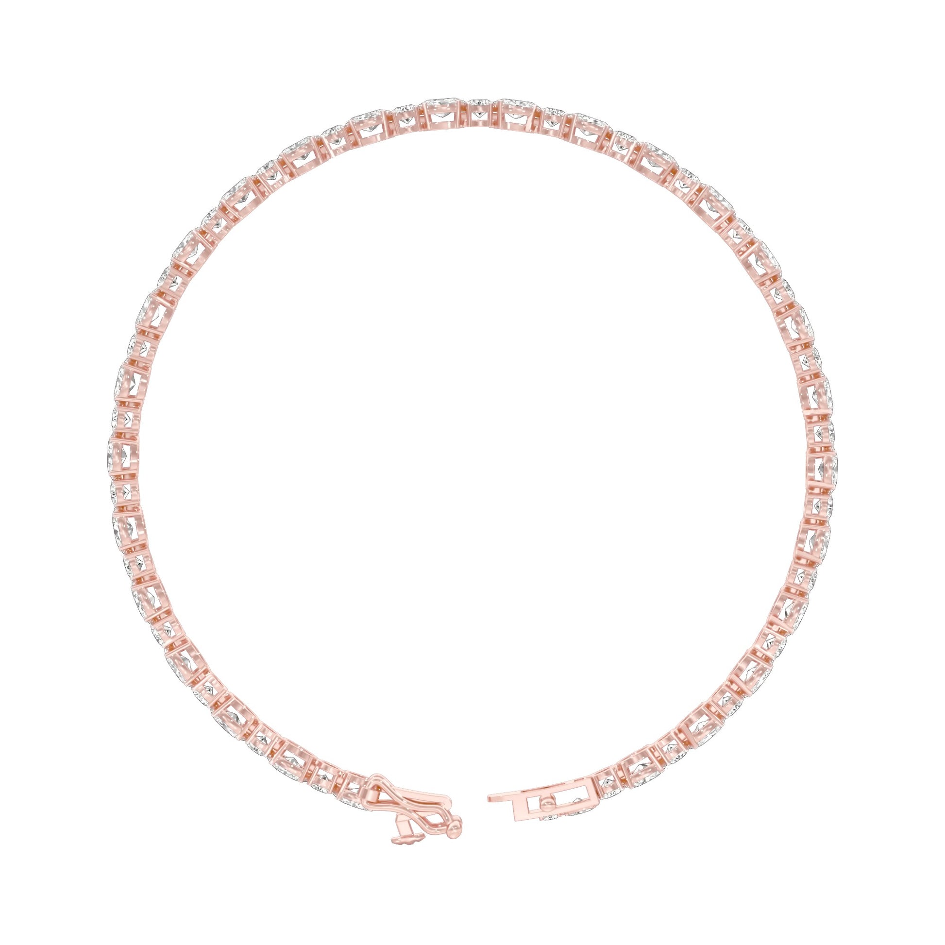The Forever Thread Diamond Tennis Bracelet 18 KT / Rose Gold