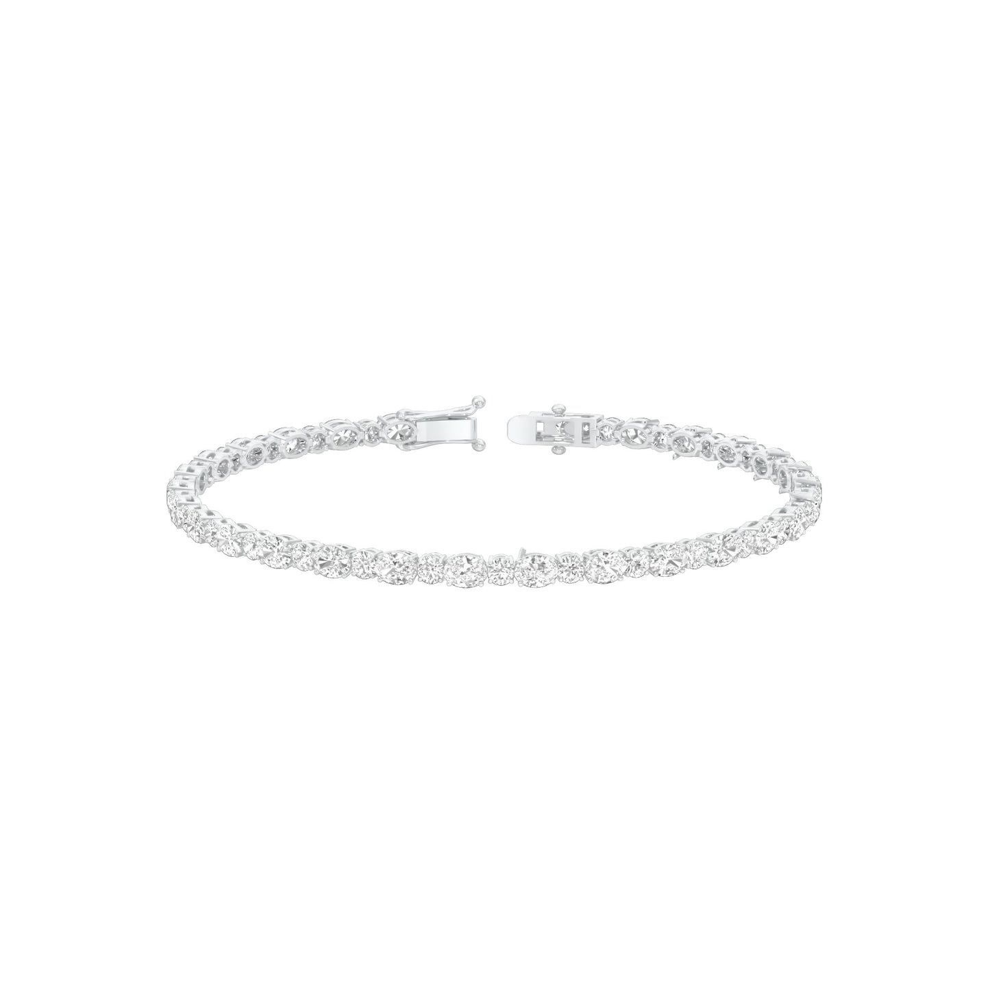 The Forever Thread Diamond Tennis Bracelet 18 KT / White Gold