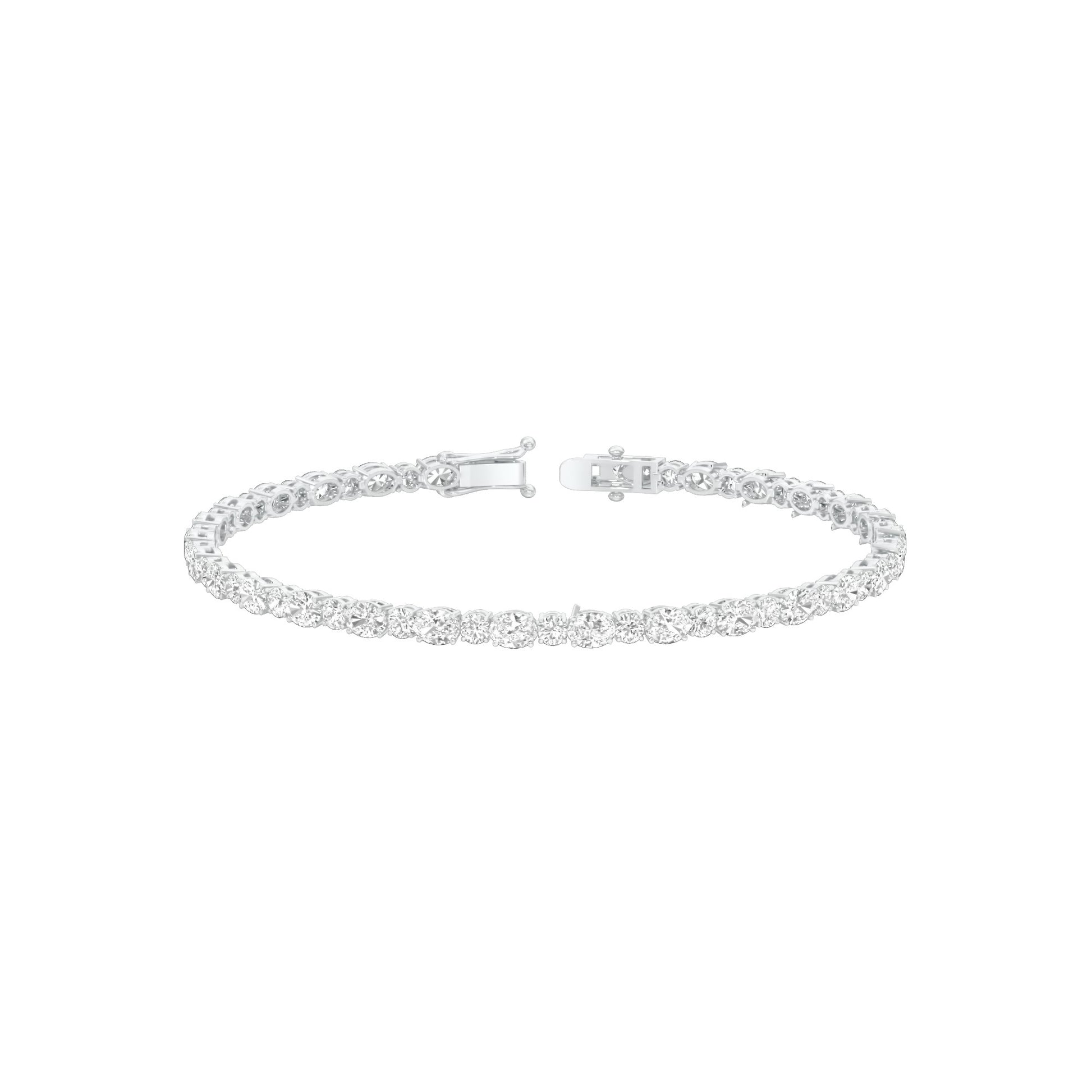 The Forever Thread Diamond Tennis Bracelet 18 KT / White Gold