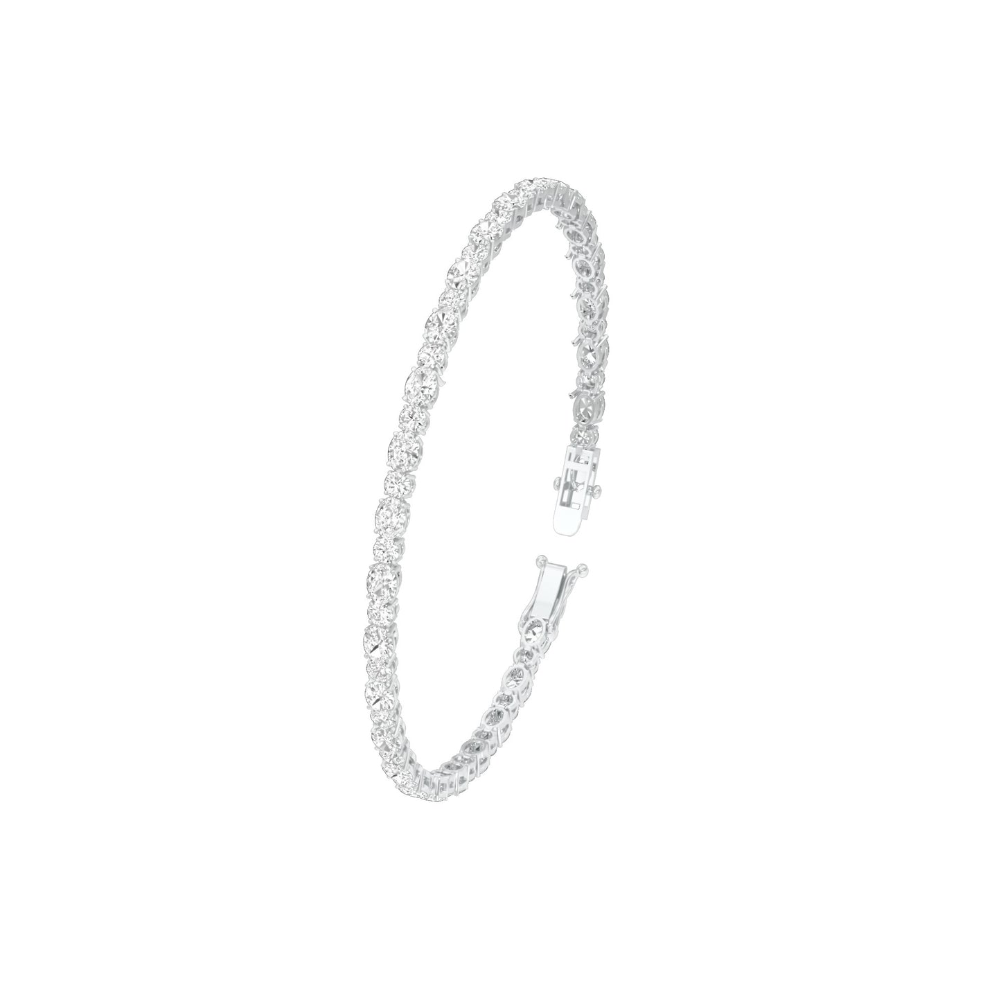 The Forever Thread Diamond Tennis Bracelet 18 KT / White Gold