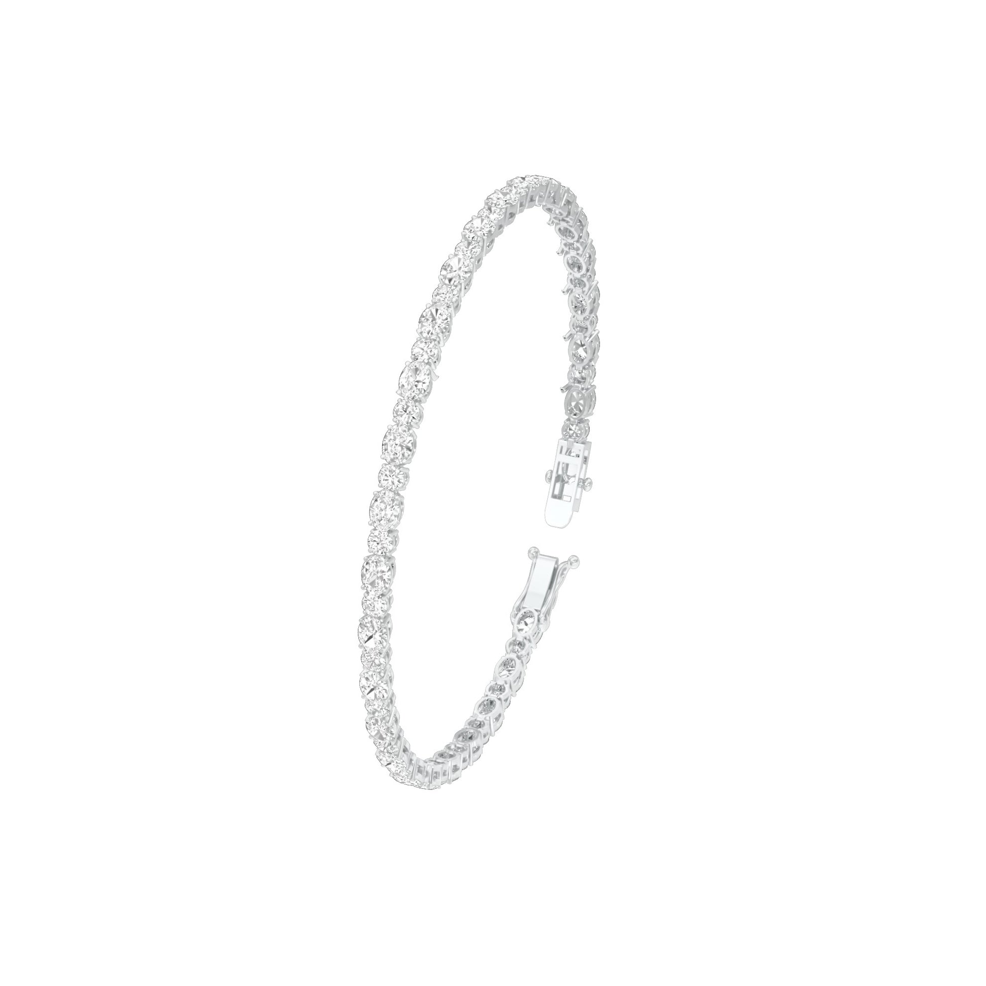 The Forever Thread Diamond Tennis Bracelet 18 KT / White Gold