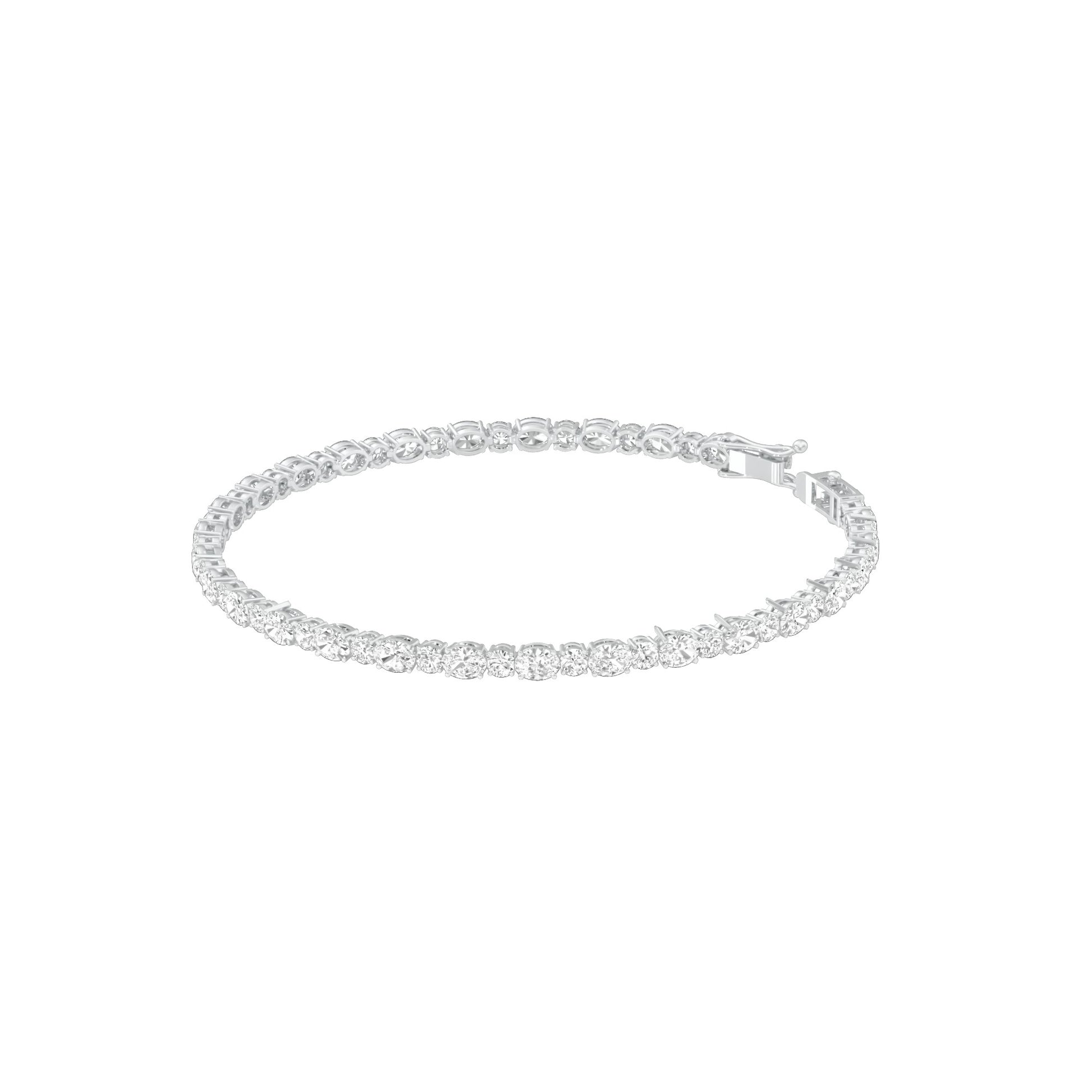 The Forever Thread Diamond Tennis Bracelet 18 KT / White Gold