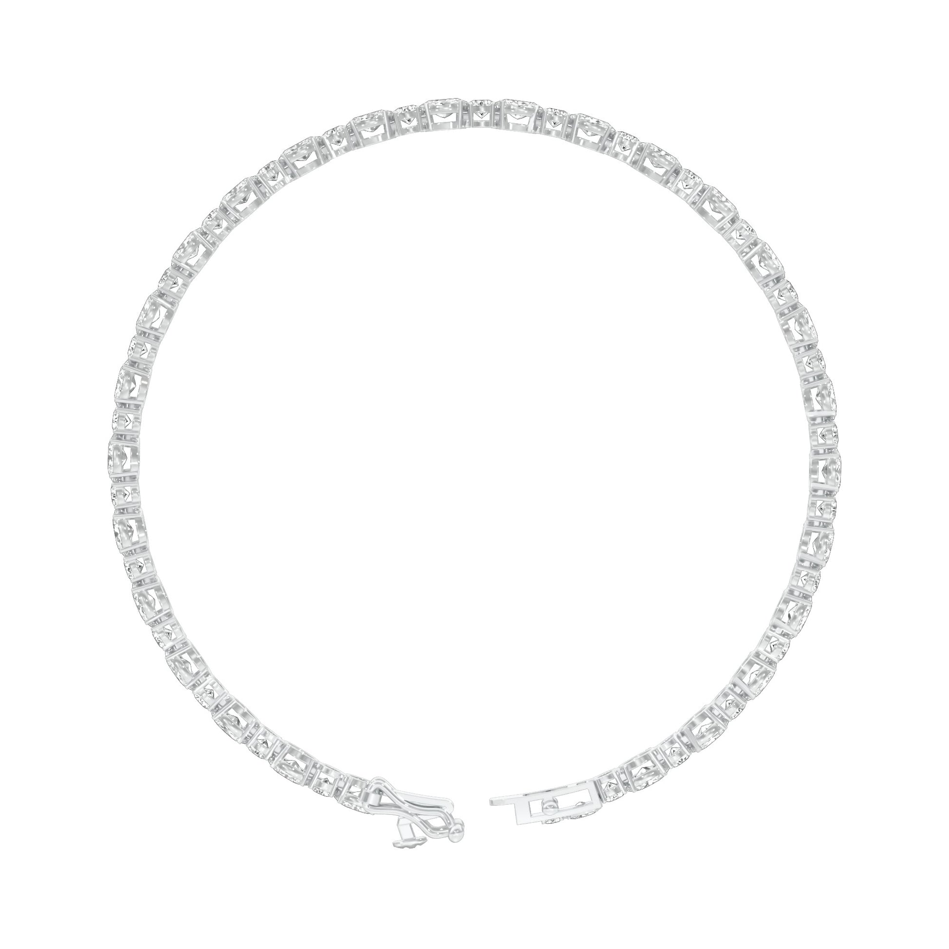 The Forever Thread Diamond Tennis Bracelet 18 KT / White Gold