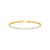 The Forever Thread Diamond Tennis Bracelet 18 KT / Yellow Gold