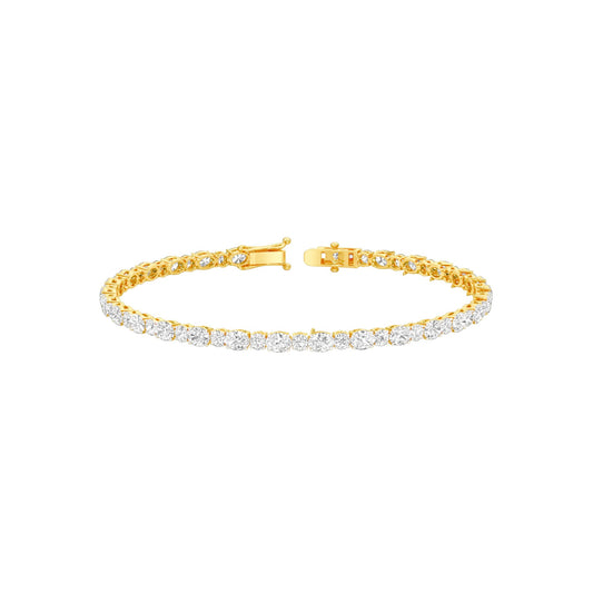 The Forever Thread Diamond Tennis Bracelet 18 KT / Yellow Gold