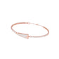 Glow Curve Diamond Kada Bracelet 18 KT / Rose Gold