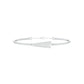Glow Curve Diamond Kada Bracelet 18 KT / White Gold