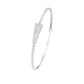 Glow Curve Diamond Kada Bracelet 18 KT / White Gold