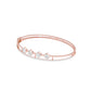 Layered in Light Diamond Kada Bracelet 18 KT / Rose Gold