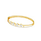 Layered in Light Diamond Kada Bracelet 18 KT / Yellow Gold