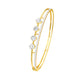 Layered in Light Diamond Kada Bracelet 18 KT / Yellow Gold