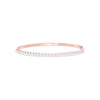 Lined in Light Diamond Kada Bracelet 18 KT / Rose Gold