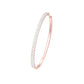 Lined in Light Diamond Kada Bracelet 18 KT / Rose Gold
