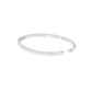 Lined in Light Diamond Kada Bracelet 18 KT / White Gold