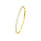 Lined in Light Diamond Kada Bracelet 18 KT / Yellow Gold