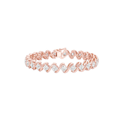 Circles of Devotion Diamond Tennis Bracelet 18 KT / Rose Gold