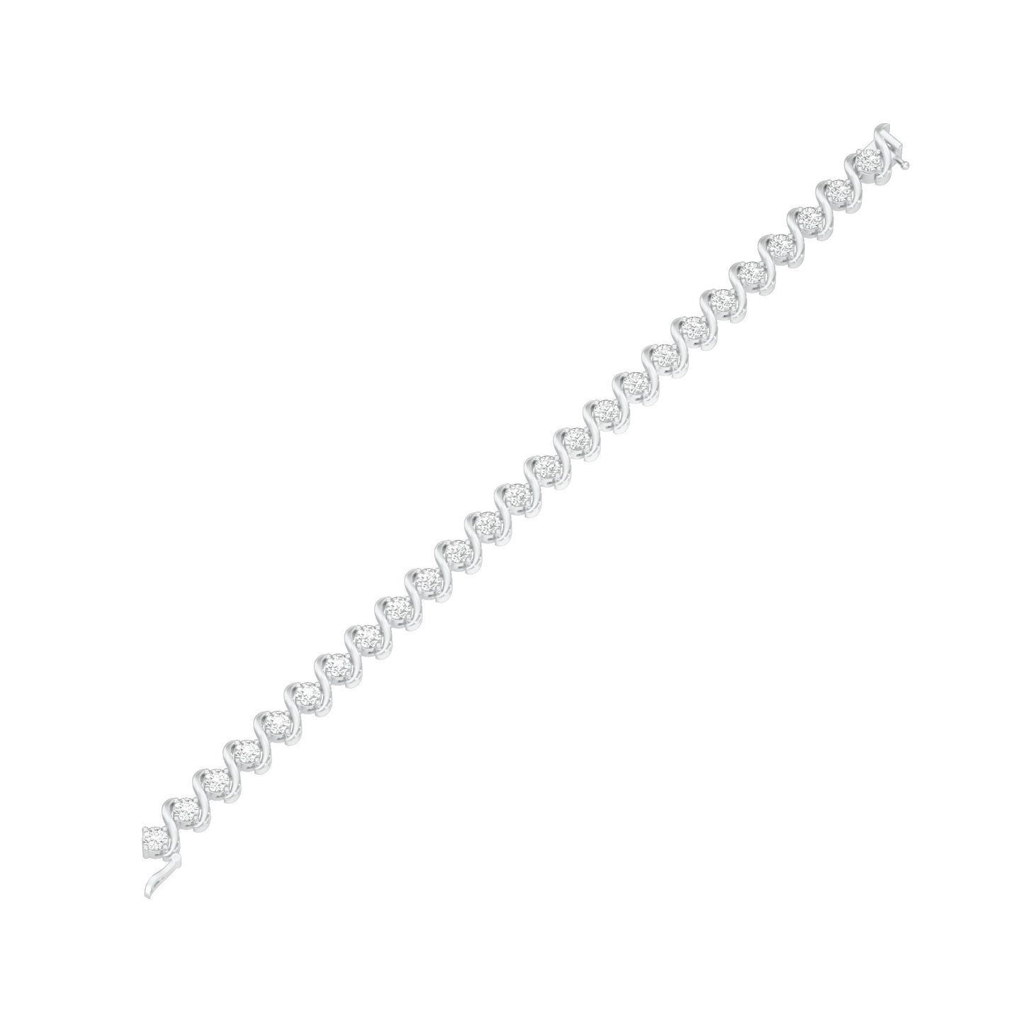 Circles of Devotion Diamond Tennis Bracelet 18 KT / White Gold
