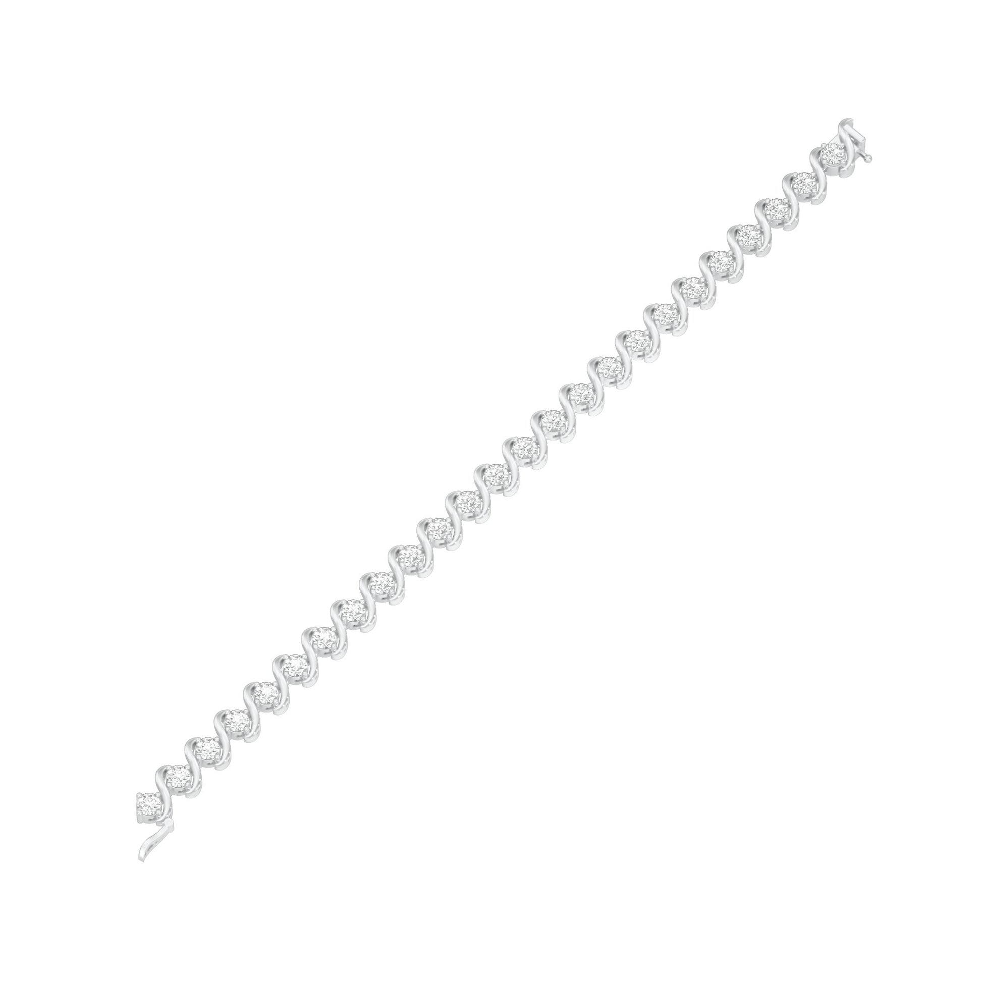 Circles of Devotion Diamond Tennis Bracelet 18 KT / White Gold