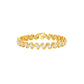 Circles of Devotion Diamond Tennis Bracelet 18 KT / Yellow Gold
