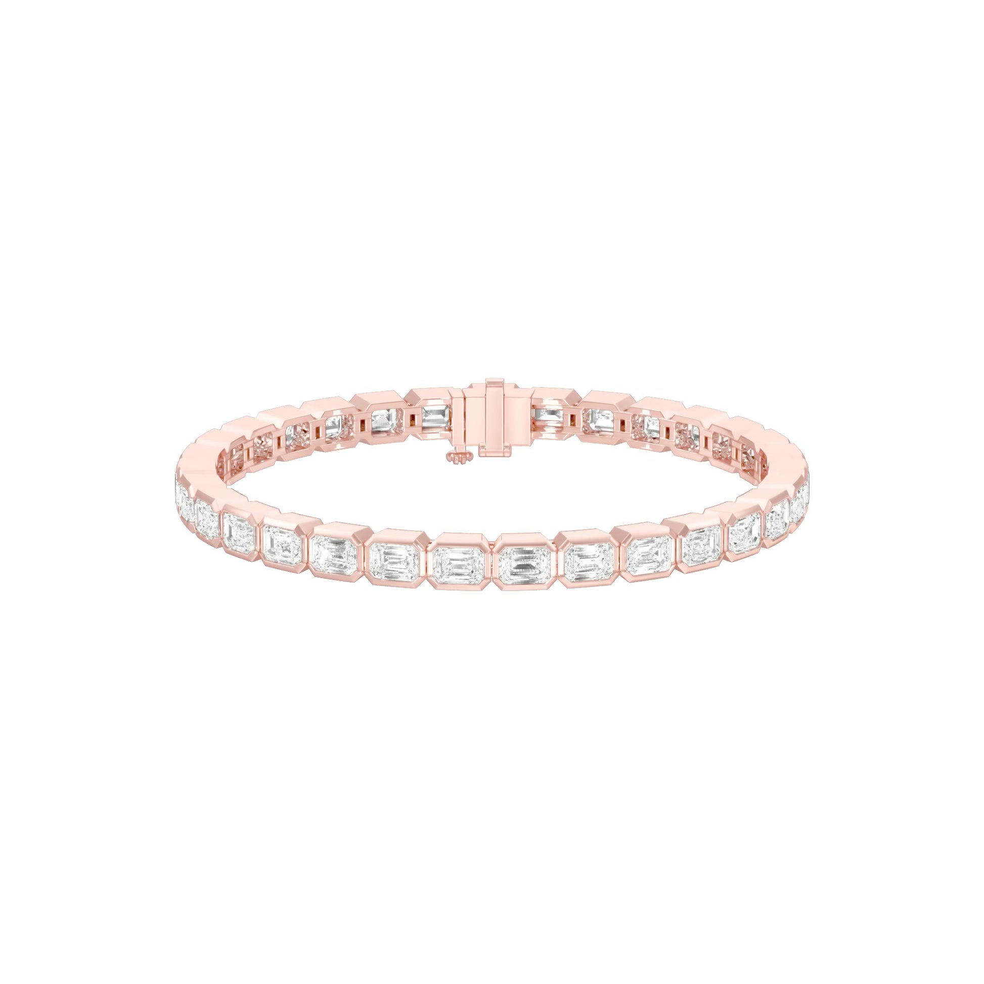 Velvet Orbit Diamond Tennis Bracelet 18 KT / Rose Gold