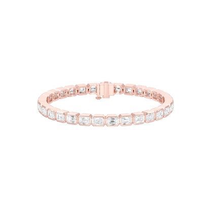 Velvet Orbit Diamond Tennis Bracelet 18 KT / Rose Gold