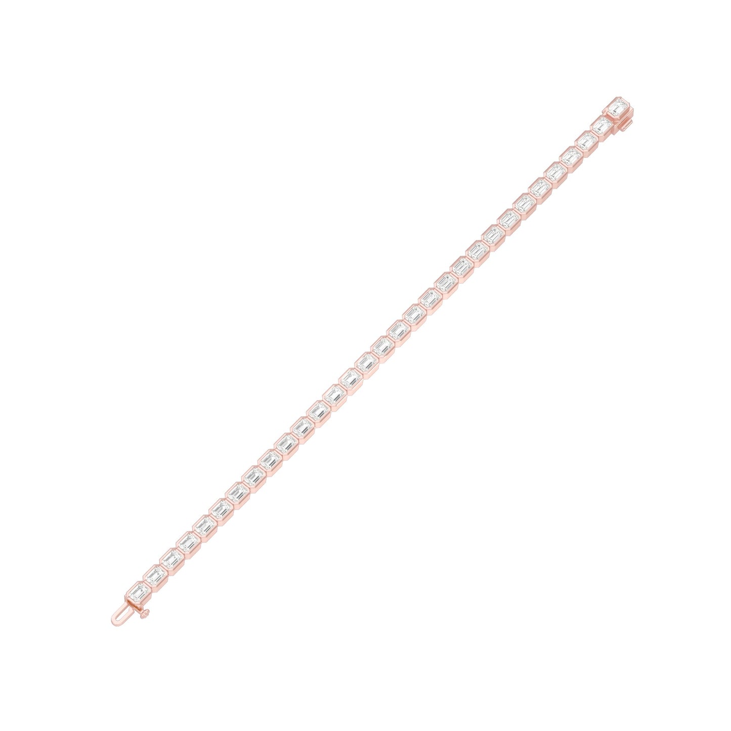 Velvet Orbit Diamond Tennis Bracelet 18 KT / Rose Gold