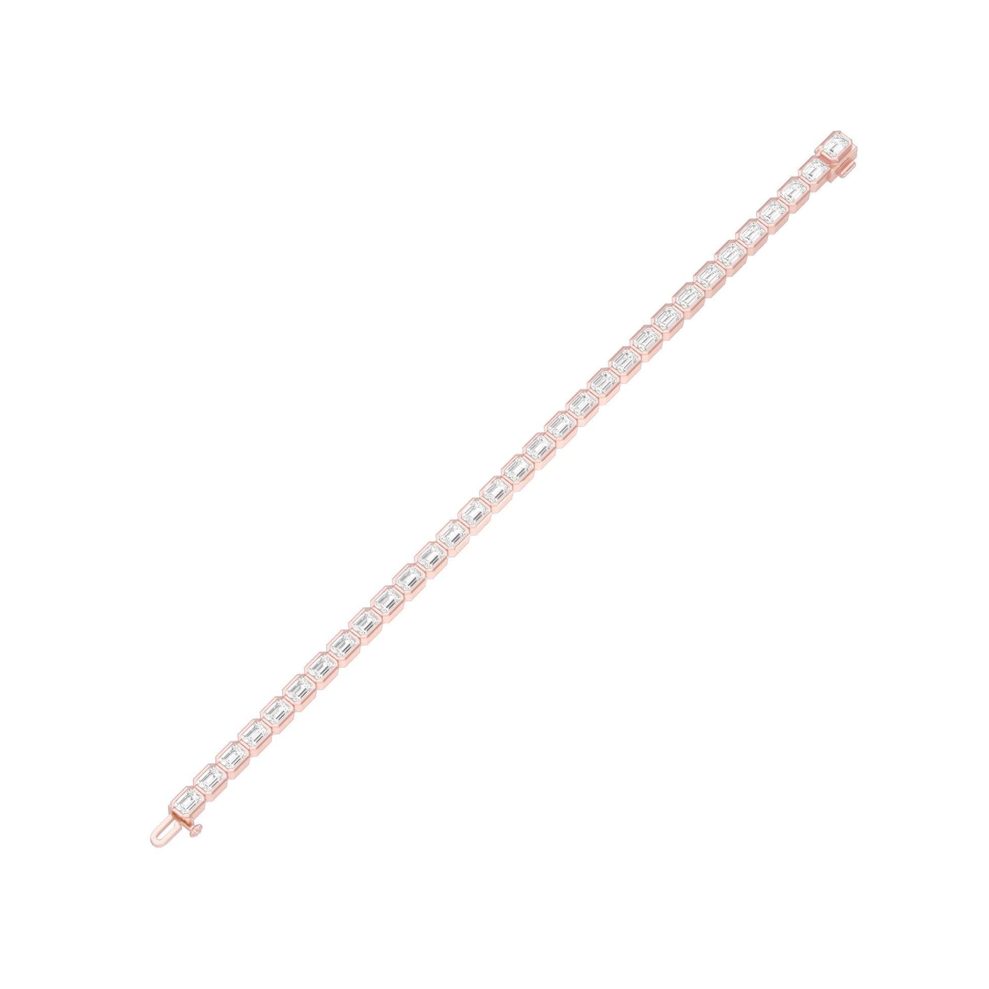 Velvet Orbit Diamond Tennis Bracelet 18 KT / Rose Gold