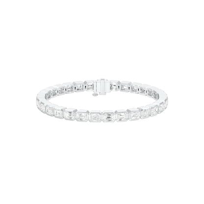Velvet Orbit Diamond Tennis Bracelet 18 KT / White Gold
