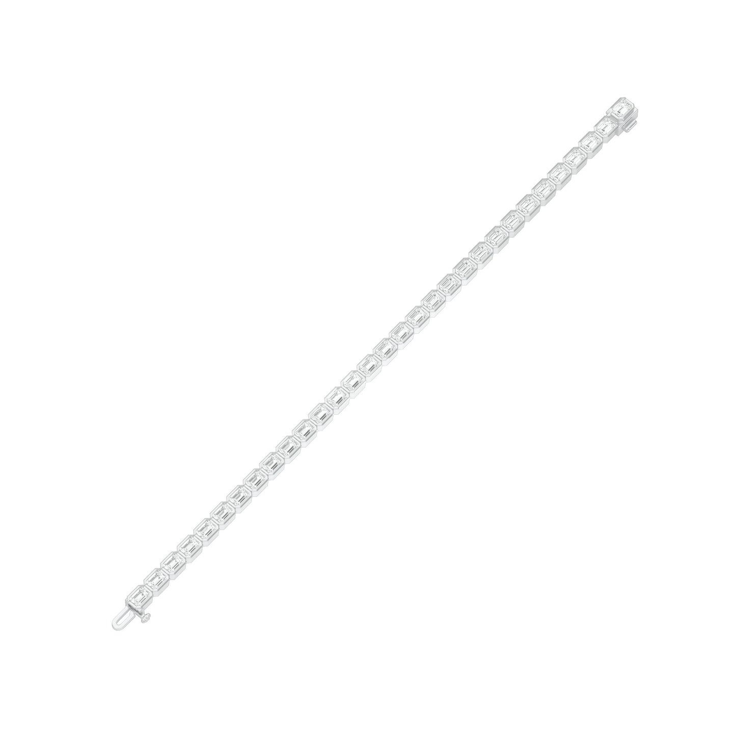Velvet Orbit Diamond Tennis Bracelet 18 KT / White Gold