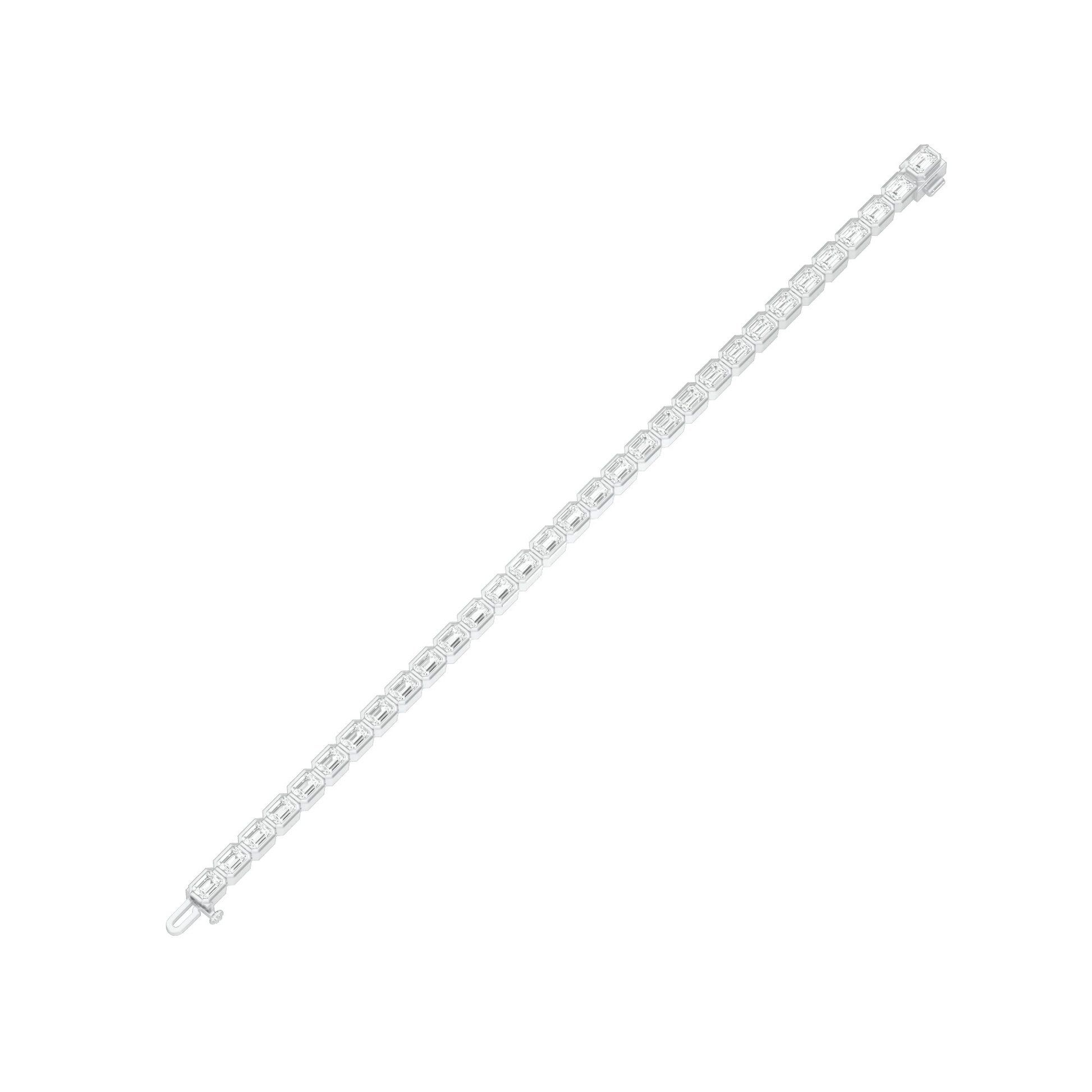 Velvet Orbit Diamond Tennis Bracelet 18 KT / White Gold