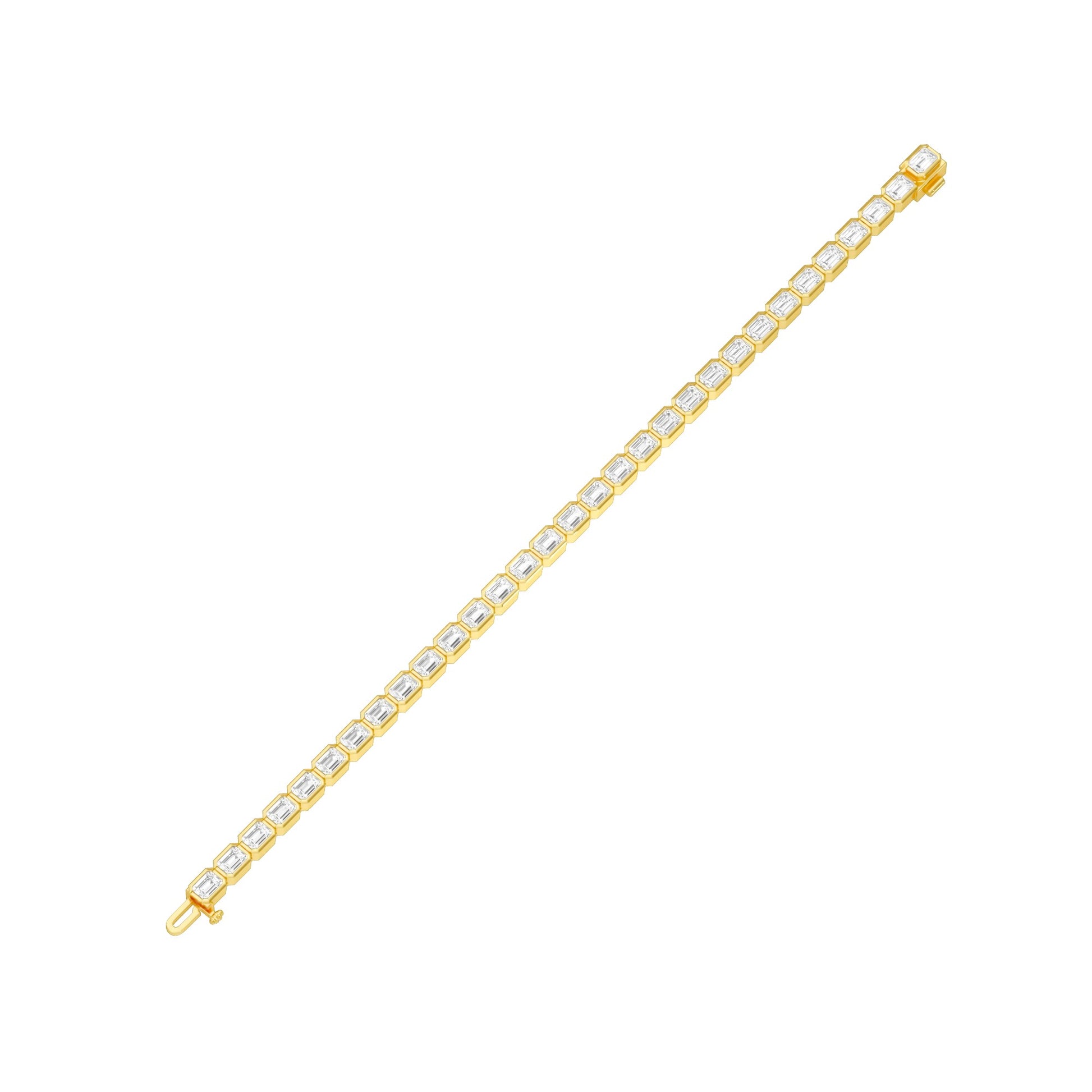 Velvet Orbit Diamond Tennis Bracelet 18 KT / Yellow Gold