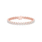The Muse Loop Diamond Tennis Bracelet 18 KT / Rose Gold