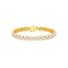The Muse Loop Diamond Tennis Bracelet 18 KT / Yellow Gold