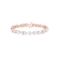 Follow No Rule Diamond Tennis Bracelet 18 KT / Rose Gold