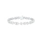 Follow No Rule Diamond Tennis Bracelet 18 KT / White Gold