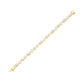 Follow No Rule Diamond Tennis Bracelet 18 KT / Yellow Gold