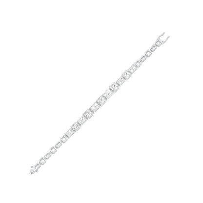 The Emerald Theory Diamond Tennis Bracelet 18 KT / White Gold