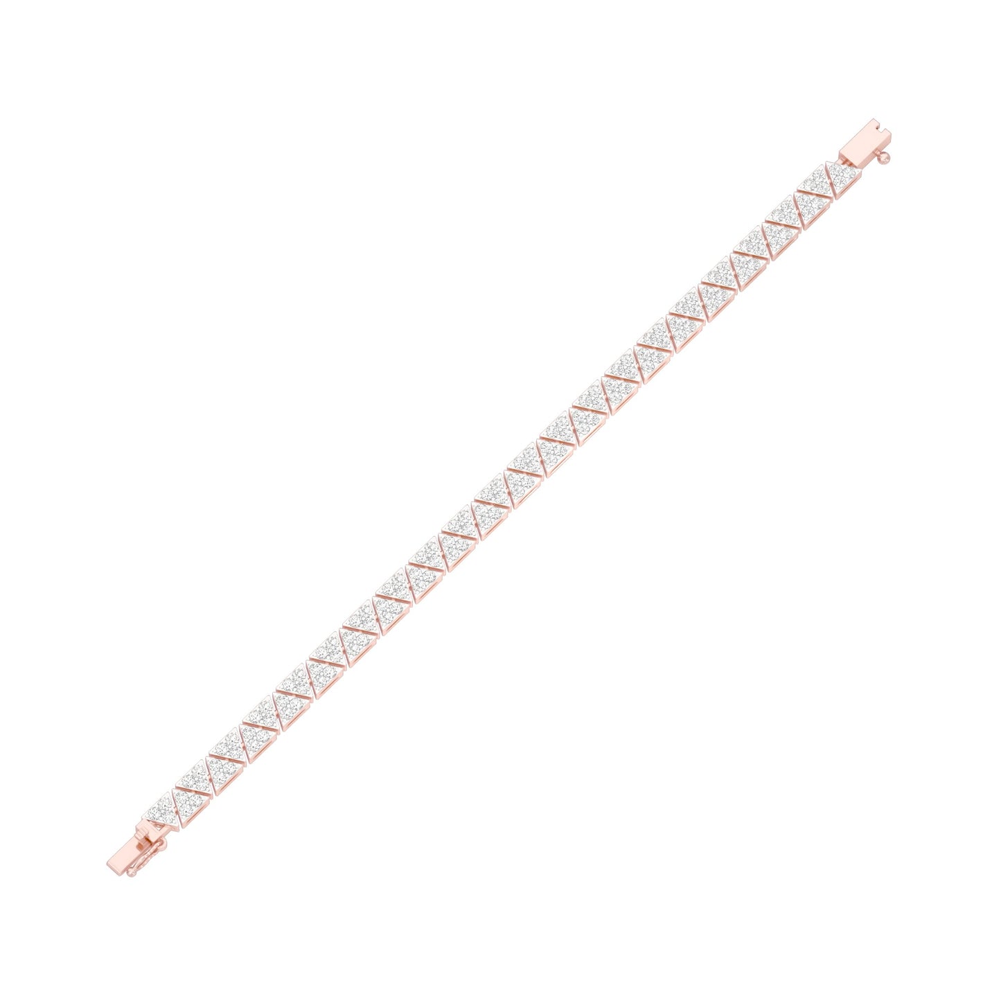 The Commitment Line Diamond Tennis Bracelet 18 KT / Rose Gold