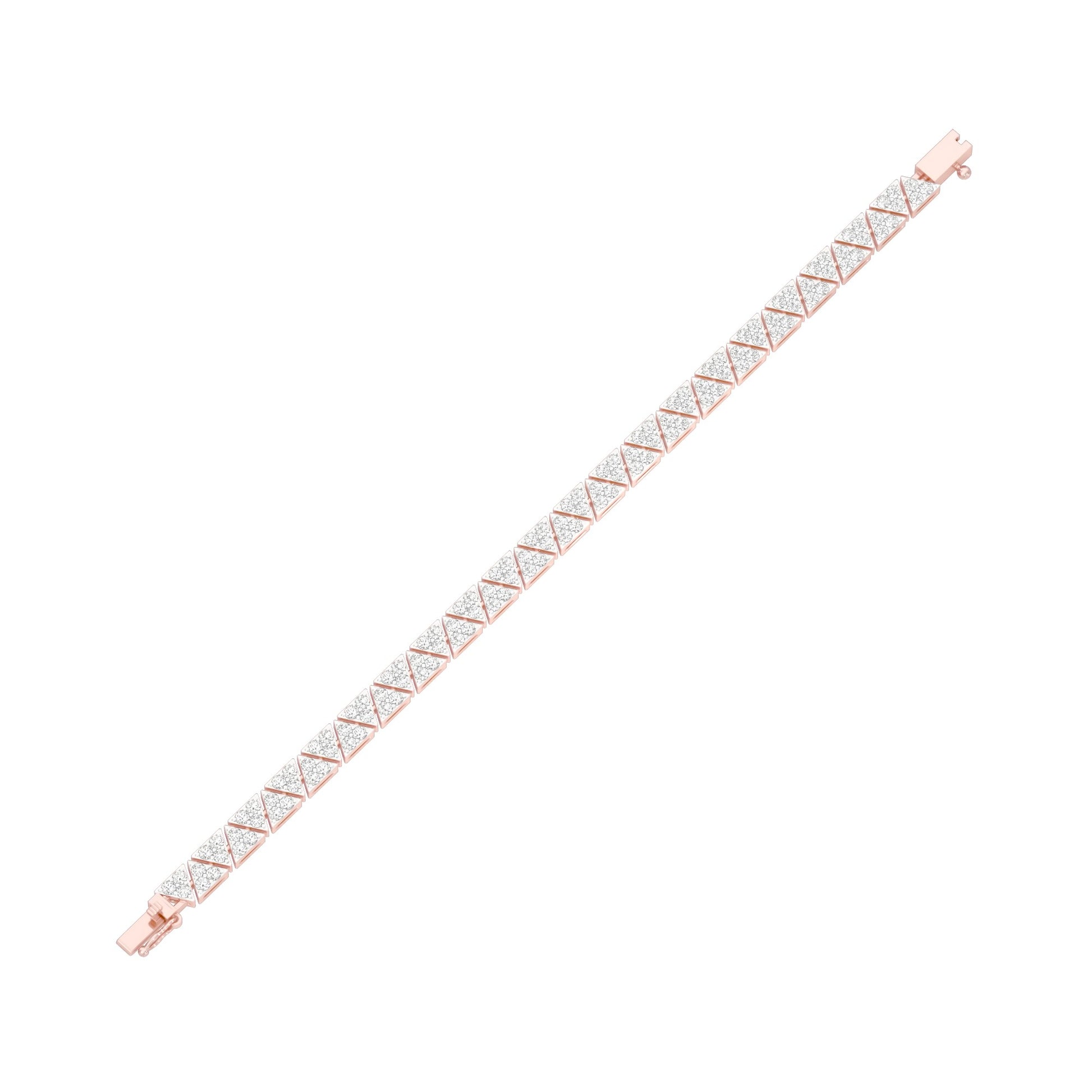 The Commitment Line Diamond Tennis Bracelet 18 KT / Rose Gold
