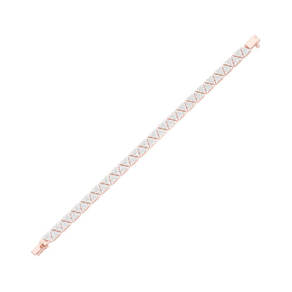 The Commitment Line Diamond Tennis Bracelet 18 KT / Rose Gold