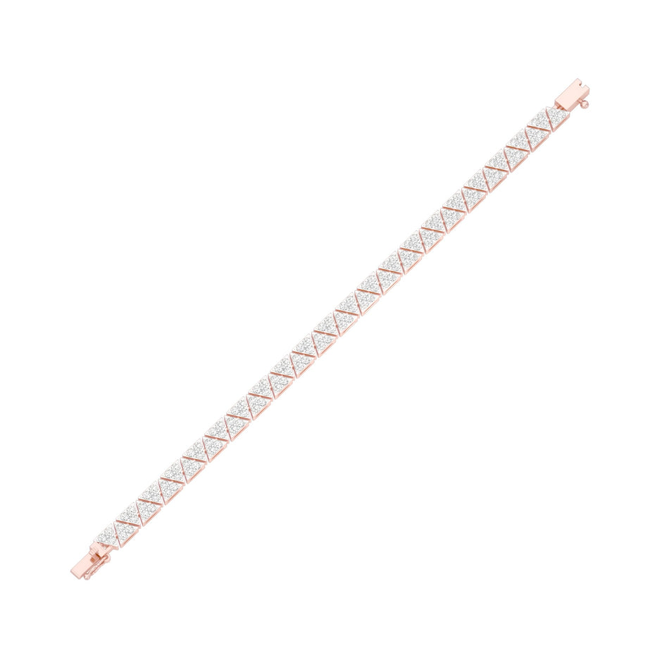 The Commitment Line Diamond Tennis Bracelet 18 KT / Rose Gold