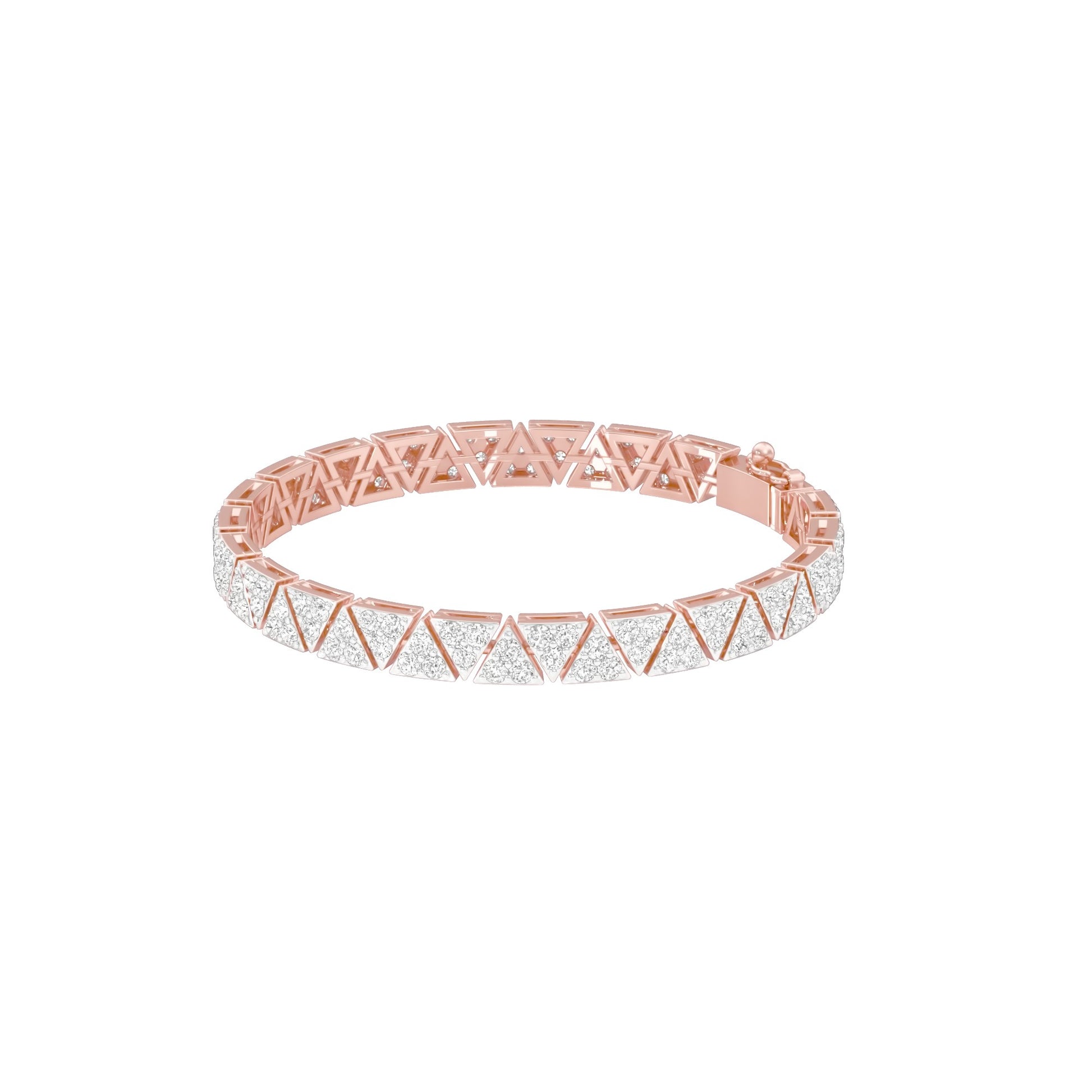 The Commitment Line Diamond Tennis Bracelet 18 KT / Rose Gold