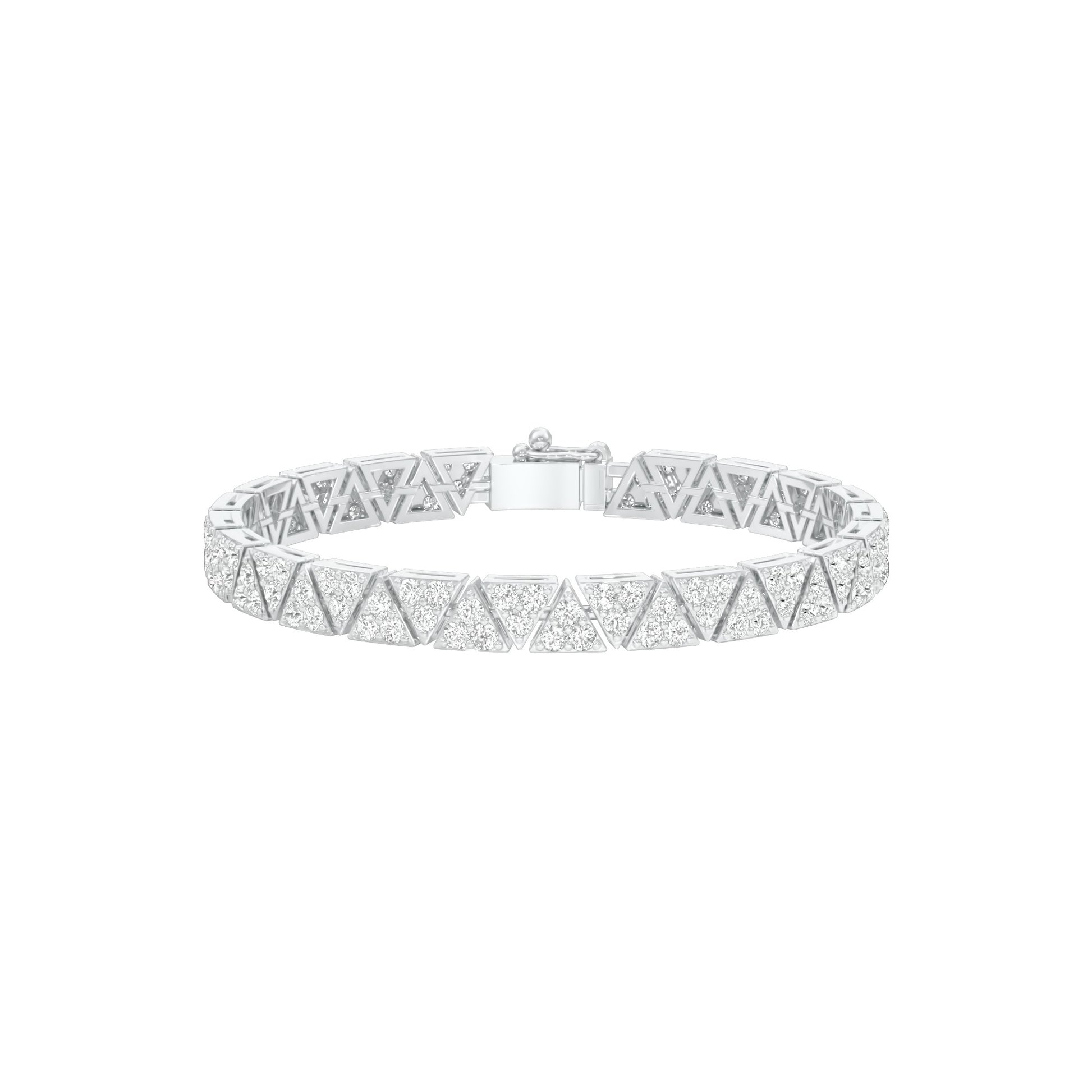 The Commitment Line Diamond Tennis Bracelet 18 KT / White Gold