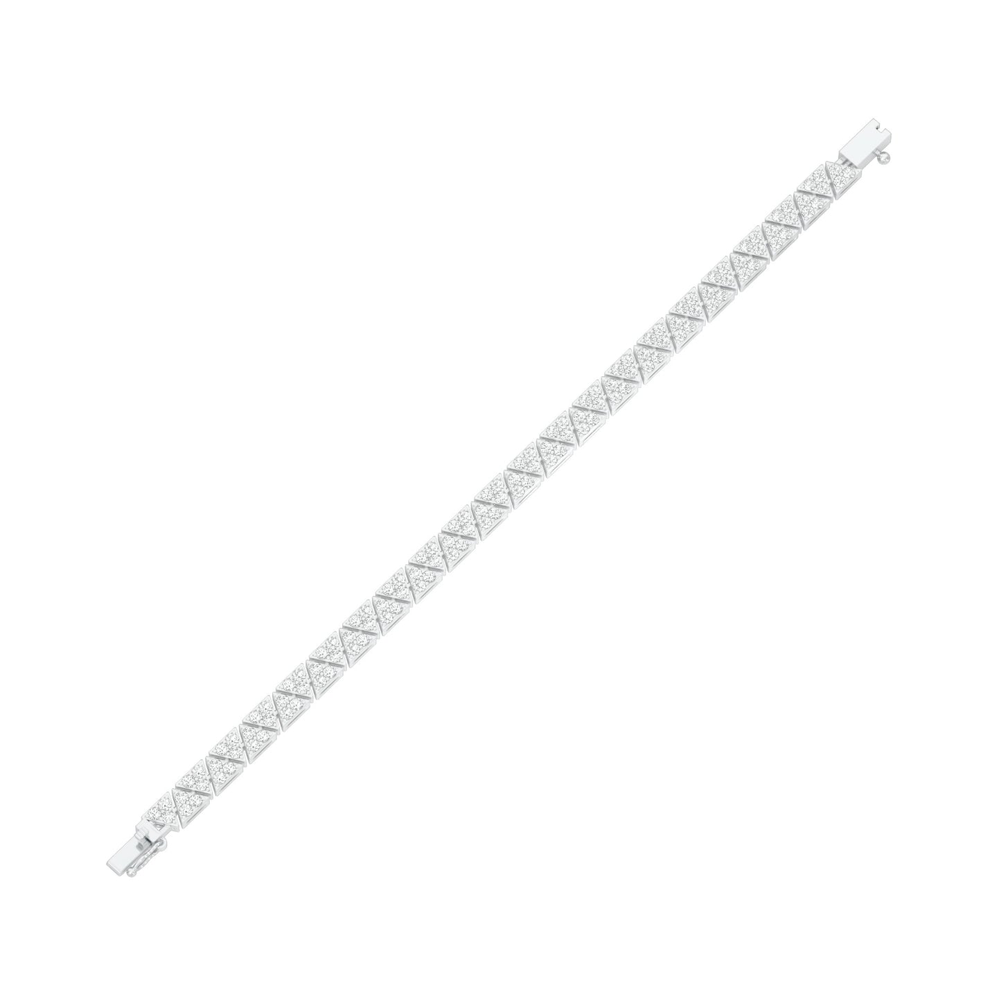 The Commitment Line Diamond Tennis Bracelet 18 KT / White Gold
