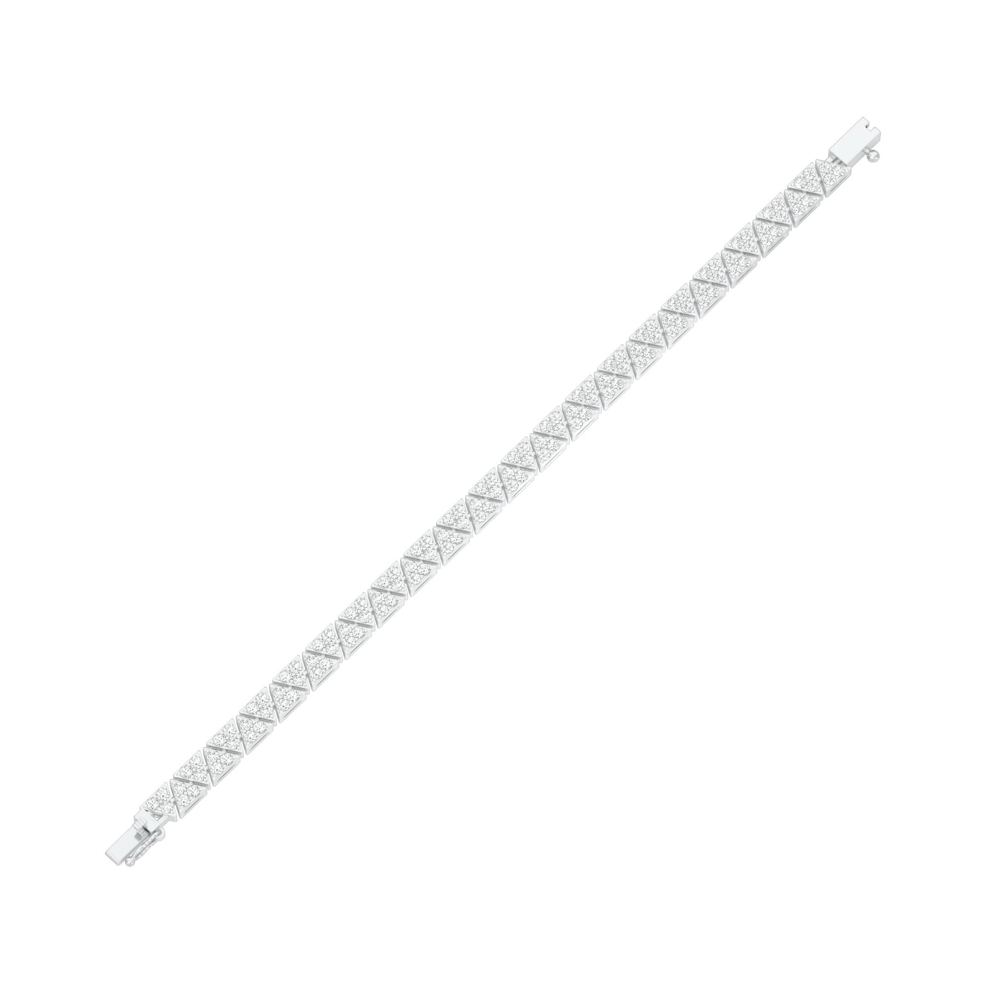 The Commitment Line Diamond Tennis Bracelet 18 KT / White Gold