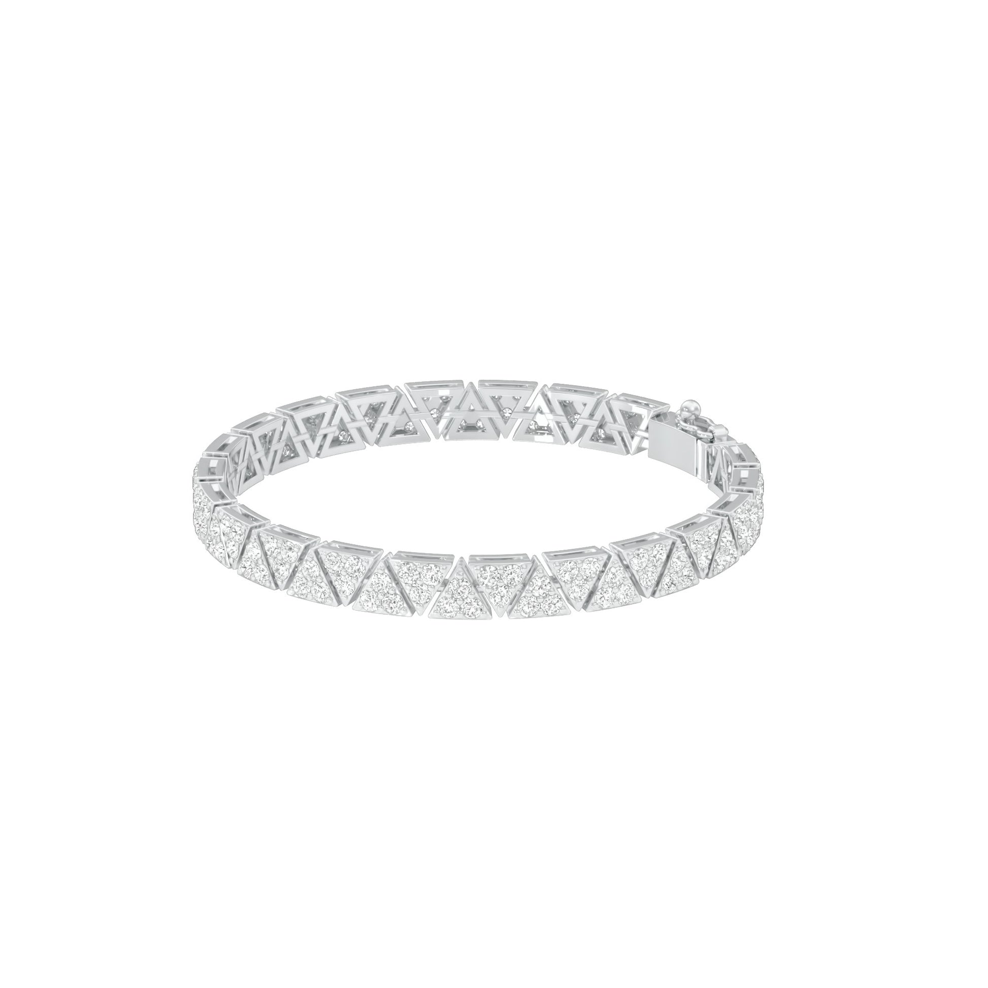 The Commitment Line Diamond Tennis Bracelet 18 KT / White Gold