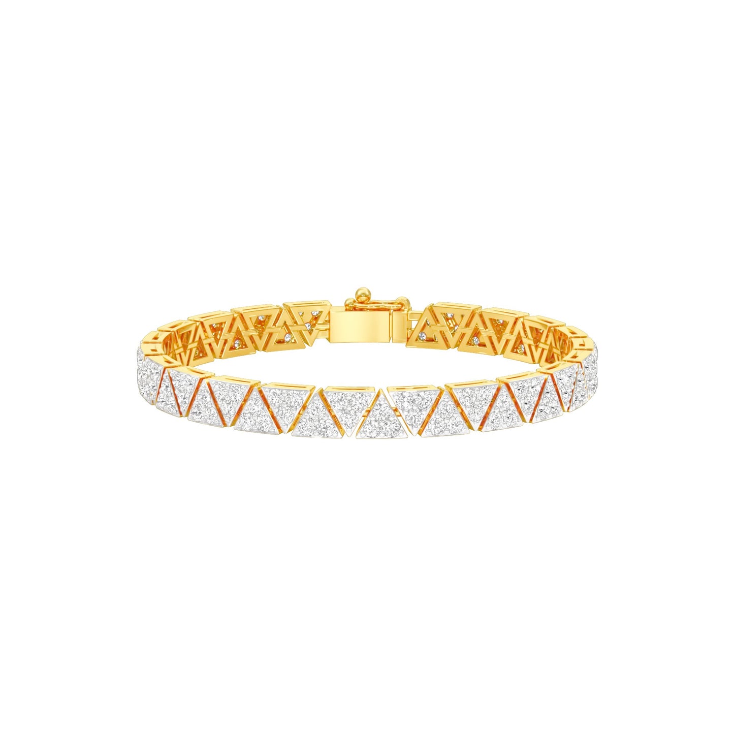 The Commitment Line Diamond Tennis Bracelet 18 KT / Yellow Gold