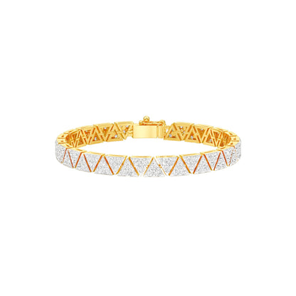 The Commitment Line Diamond Tennis Bracelet 18 KT / Yellow Gold