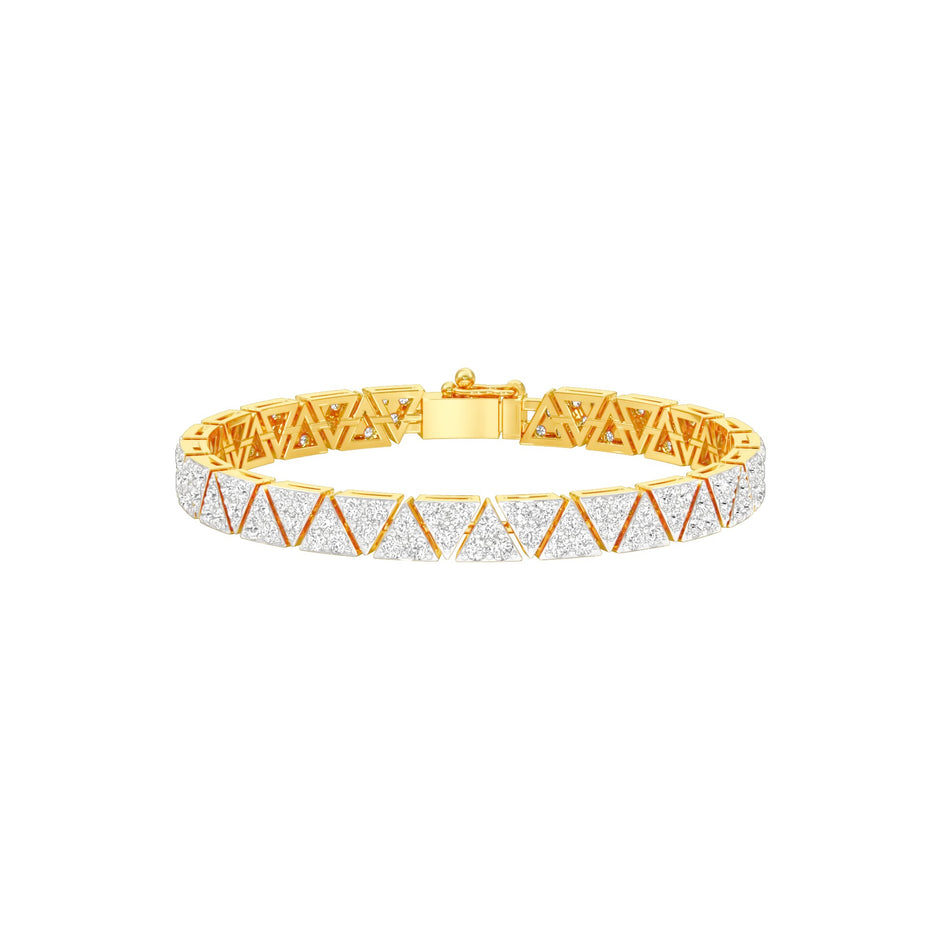 The Commitment Line Diamond Tennis Bracelet 18 KT / Yellow Gold
