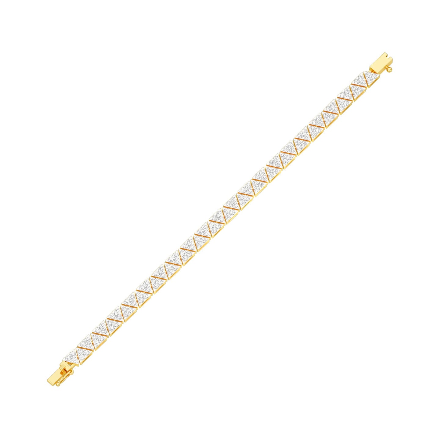 The Commitment Line Diamond Tennis Bracelet 18 KT / Yellow Gold